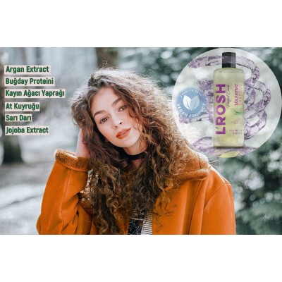 Lrosh Perfect Curls Kıvırcık Saçlar İcin Sulfatsiz Şampuan 400-ml-vegan