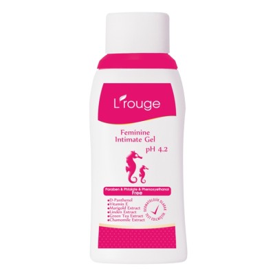 L`ROUGE - Genital Bölge Bakım Jeli Feminine Intimate Gel pH 4.2 - Vegan 200 ml