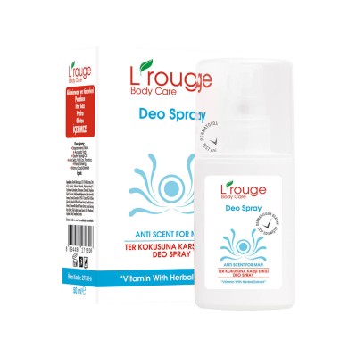 L'rouge Deo Spray For Man Ter Kokusunu Önlemeye Yardımcı